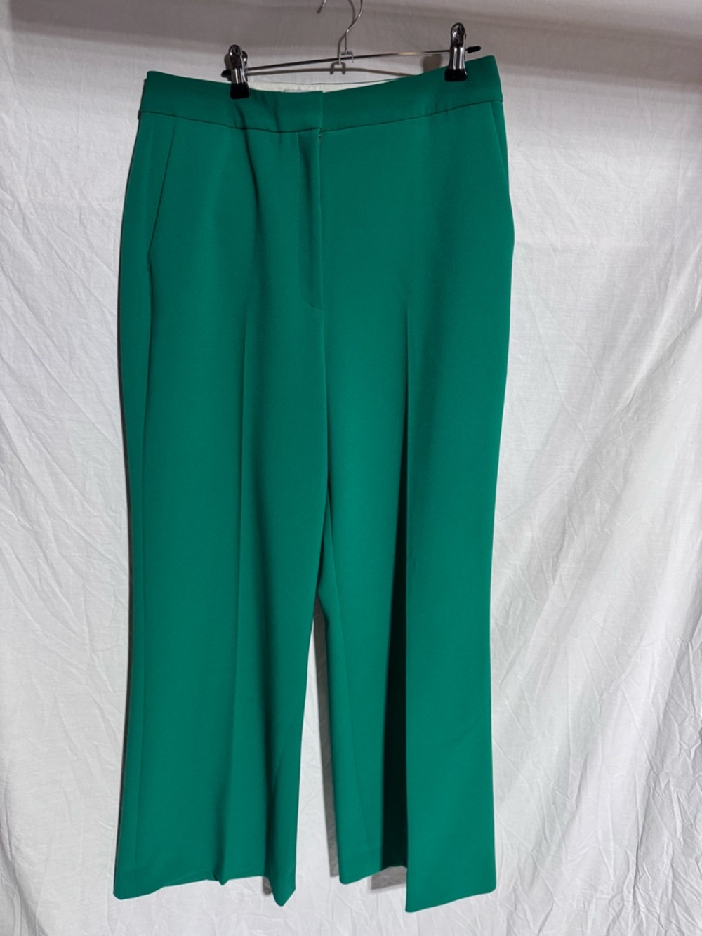 Pearl by Lela Rose green wide leg dressy pant Size 8